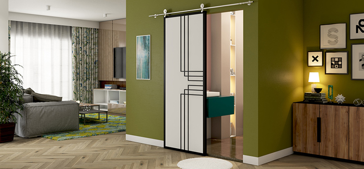 sliding bathroom door installation in Hialeah Gardens
